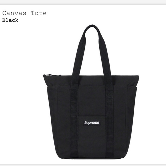 canvas tote supreme